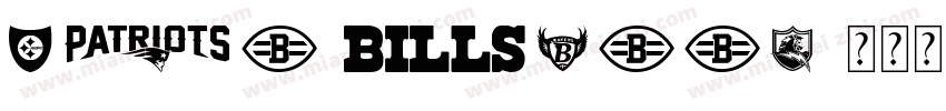 nfl Bills字体转换